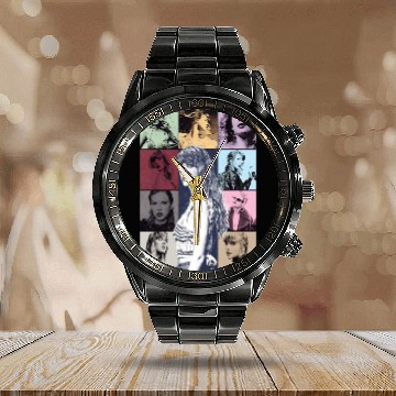 Discover ERAS TOUR Merch Zip Calendar Steel Band Watch