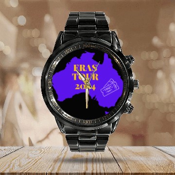 Discover Eras Tour Australia 2024 Calendar Steel Band Watch