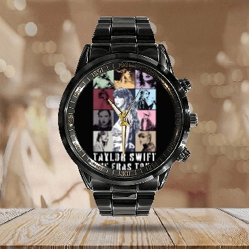 Discover Ta'ylor Swift Eras Tour Baseball Tees Calendar Steel Band Watch