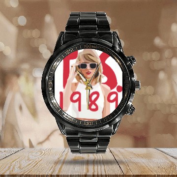 Discover taylorr Swift 1989 Graphic Hawaiians Calendar Steel Band Watch