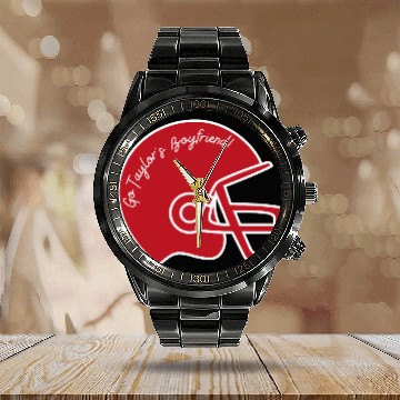 Discover taylorr Swift, Travis Kelce Calendar Steel Band Watch