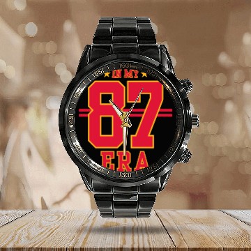 Discover 87 Era + Taylorr Swift and Travis Kelce Calendar Steel Band Watch