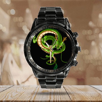 Discover DragonBallz Shenron Calendar Steel Band Watch