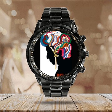 Discover milton glaser bob dylan Classic Hawaiians Calendar Steel Band Watch