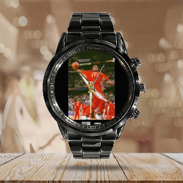 Discover LeBron James Vintage Graphic Calendar Steel Band Watch Calendar Steel Band Watch