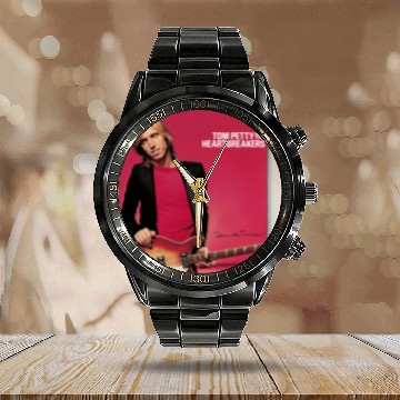Discover Tom Petty and the Heartbreakers - Damn the Torpedoes Calendar Steel Band Watch