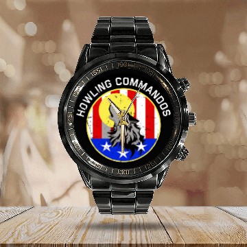 Discover Howling Commandos Patch - Captain America - Calendar Steel Band Watch