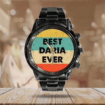 Discover Daria Name Calendar Steel Band Watch