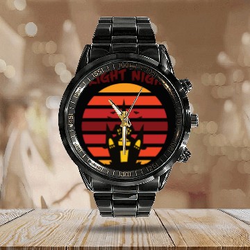 Discover Fright night Calendar Steel Band Watch