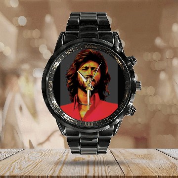 Discover Barry Gibb Calendar Steel Band Watch