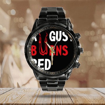 Discover August Burns Red Saying Awesome Calendar Steel Band Watch