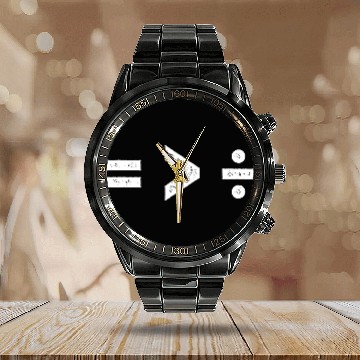 Discover Equality is Greater Than Division Symbols Calendar Steel Band Watch