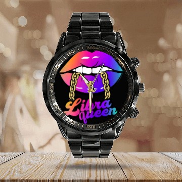 Discover Libra Queen Calendar Steel Band Watch