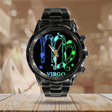 Discover Womens Virgo Zodiac Calendar Steel Band Watch