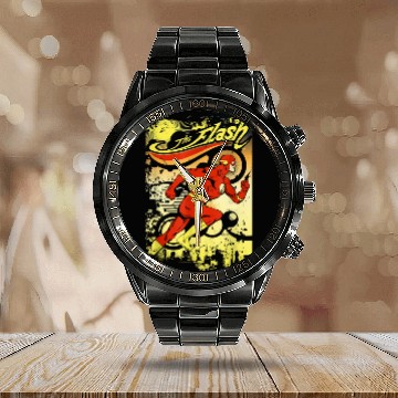 Discover The Flash Just Passing Through Calendar Steel Band Watch, The Flash 2023 Calendar Steel Band Watch