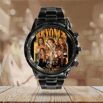 Discover Beyonce Renaissance 2023 World Tour Calendar Steel Band Watch