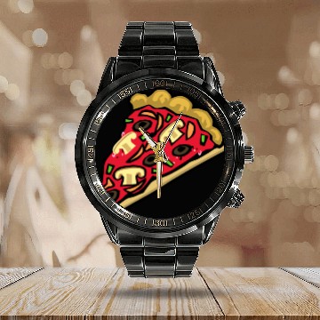 Discover paprika chilli chili pepper citrus veggie gemuese Calendar Steel Band Watch