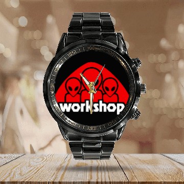 Discover Alien Workshop Calendar Steel Band Watch