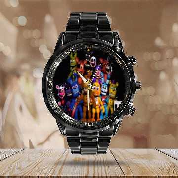 Discover fnaf security breach - Fnf - Calendar Steel Band Watch
