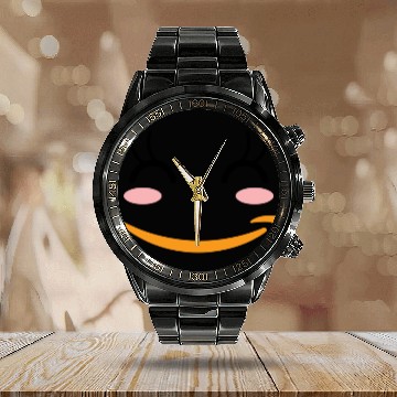 Discover Amazon Employee Smiley - Amazon Employee - Calendar Steel Band Watch