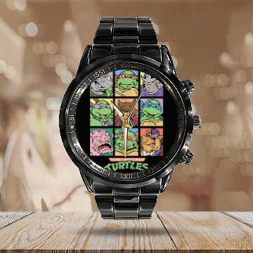 Discover All Characters Square Design Calendar Steel Band Watch
