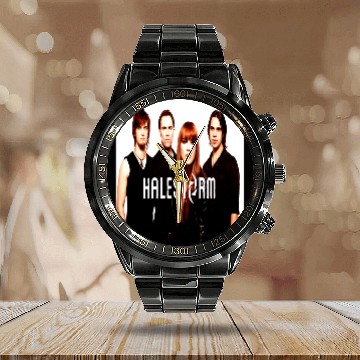 Discover Halestorm Band Calendar Steel Band Watch