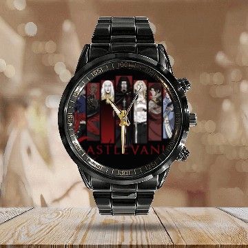 Discover Castlevania Character Panels Calendar Steel Band Watch