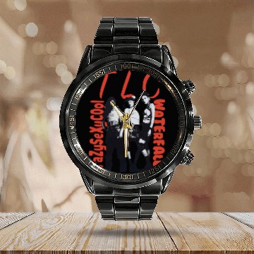 Discover TLC Unisex Calendar Steel Band Watch: Waterfalls