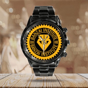 Discover Across the 8th Dimension - Buckaroo Banzai - Calendar Steel Band Watch
