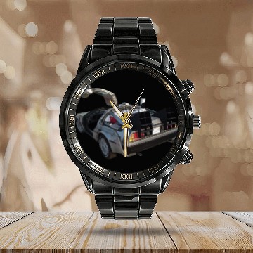 Discover DeLorean Vector Calendar Steel Band Watch