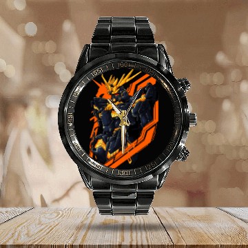 Discover Gundam Banshee - Gundam - Calendar Steel Band Watch