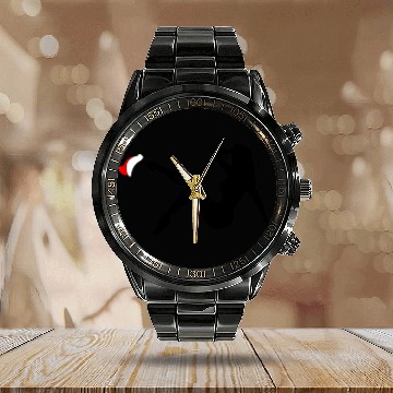 Discover Sexy X-mas Girl Calendar Steel Band Watch