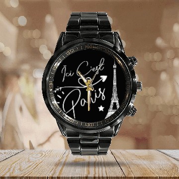Discover Ici C'est Paris Calendar Steel Band Watch