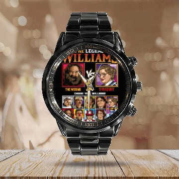 Discover The Legend of Williams - Robin Williams VS - Robin Williams - Calendar Steel Band Watch