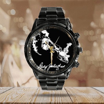 Discover Rory Gallagher(1) Calendar Steel Band Watch