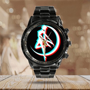 Discover Sailor moon emblem - Sailor Moon - Calendar Steel Band Watch