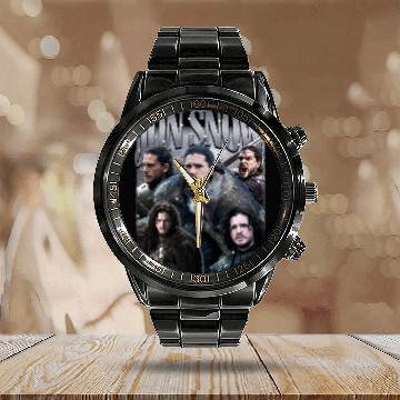Discover Jon Snow Calendar Steel Band Watch, Snow Team, Game of Thrones Calendar Steel Band Watch