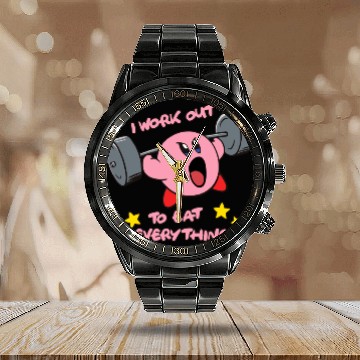 Discover kirby workout Calendar Steel Band Watch, nintendo Calendar Steel Band Watch