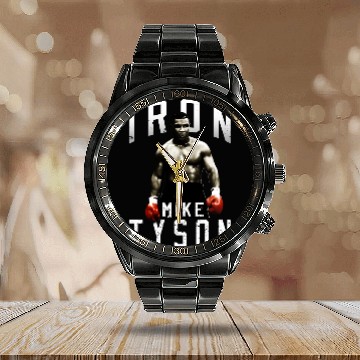 Discover Mike Tyson Calendar Steel Band Watch