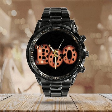 Discover Halloween Sublimation Calendar Steel Band Watch