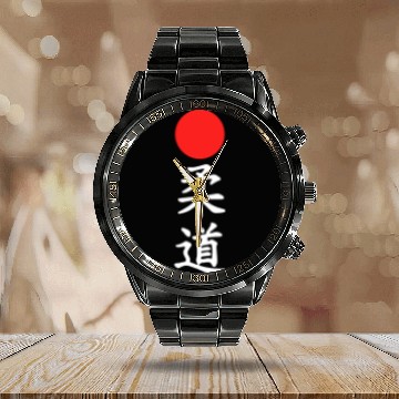 Discover Japan Judo For Martial Arts Calendar Steel Band Watch