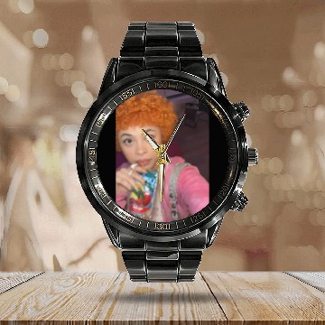 Discover Ice Spice In Ha Mood Calendar Steel Band Watch