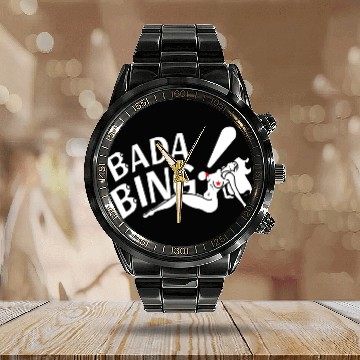 Discover Bada Bing Calendar Steel Band Watch The Sopranos Calendar Steel Band Watch