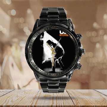 Discover Vintage U2 Rattle And Hum Tour Calendar Steel Band Watch