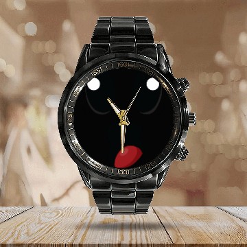 Discover Ghost Face Halloween Calendar Steel Band Watch