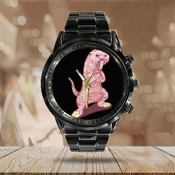 Discover Rufus - Kim Possible - Calendar Steel Band Watch