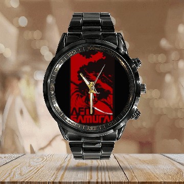 Discover afro samurai Calendar Steel Band Watch