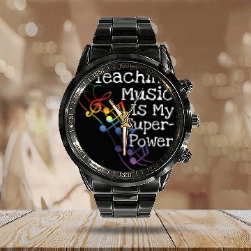 Discover Music Teacher Calendar Steel Band Watch