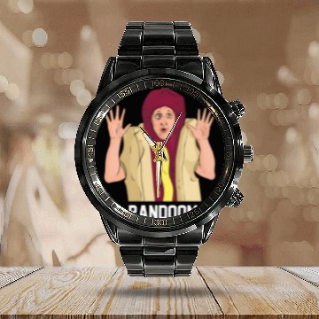 Discover i think you should leave Hot Dog Car Calendar Steel Band Watch