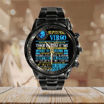 Discover Virgo Facts September Virgo Calendar Steel Band Watch
